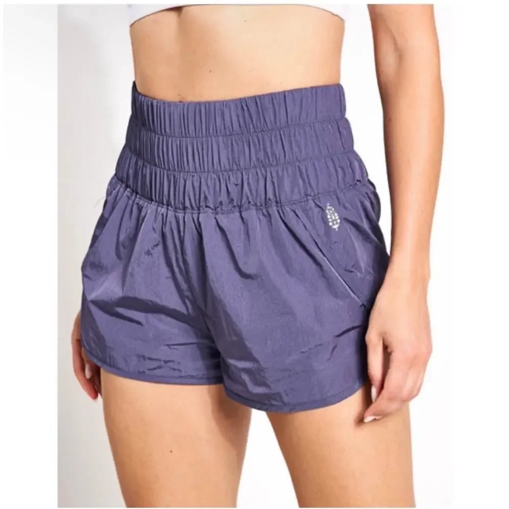 Free People Movement The Way Home Shorts Purple Lined Running Athletic S Sporty - Picture 1 of 10